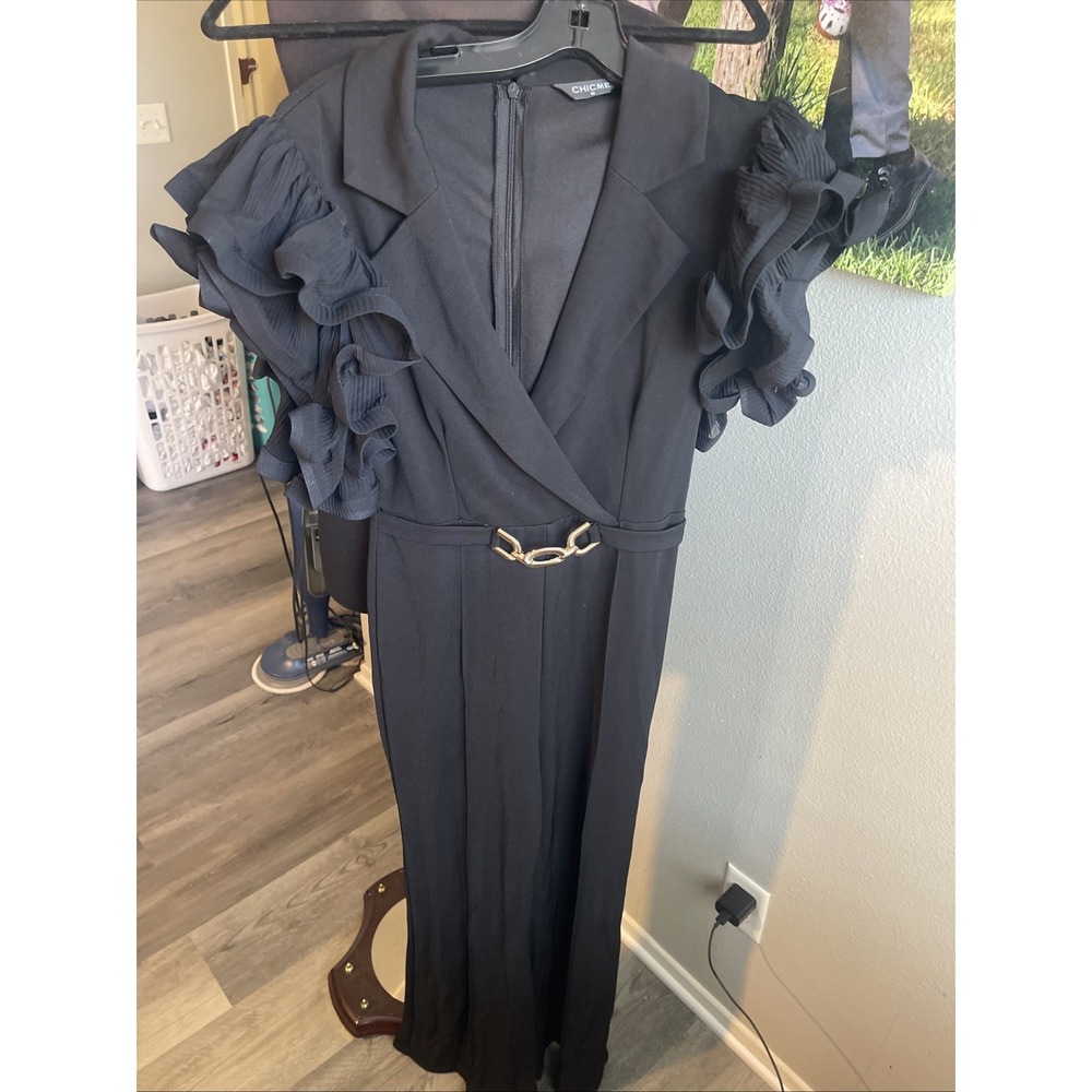 Chicme Women Romper Size M Black
